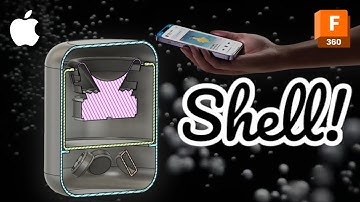 How to use the Shell feature in Fusion 360!