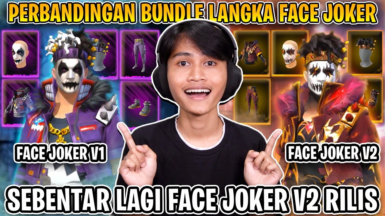 FACE JOKER V2 BENTAR LAGI RILIS !! INI PERBANDINGAN DENGAN FACE JOKER V1 !!