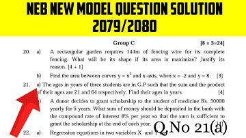 Business Mathematics Class 12 New Model Question Solution | NEB Grade 12 New Model Question Paper
