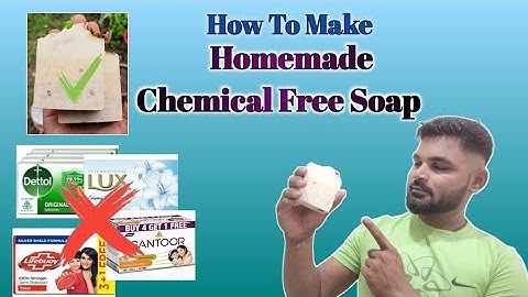 Natural Soap Making At Home | How To Make Cold Process Soap In Hindi