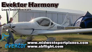 Evektor Aircraft, Evektor Harmony light sport aircraft pilot review.