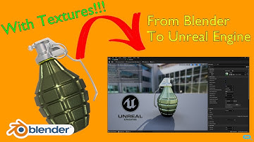 How to import 3D models from Blender to Unreal Engine 5 (With Textures) (SimpleBake Addon)