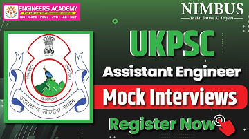 UKPSC Assistant Engineer Mock Interview | Interview Preparation Guidance Program for UKPSC AEn