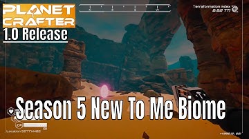 Planet Crafter 1.0 Season 5 Procedural Wreck and Another Warden Key