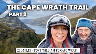 Long distance trail Scotland | CAPE WRATH TRAIL | Wild camping in a storm ⛈️