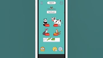 Game Android IOS | BRAIN UP. Quiz 11. Feed The Pets