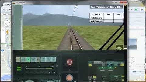 GB Maps ギビマップ Example - Build BVE5 Trainsim route