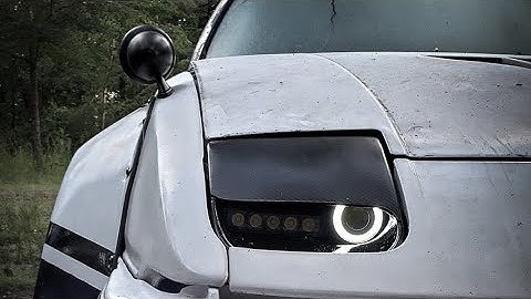 Installing the Blacktie Motors  sleek Fb rx7 headlight kit.