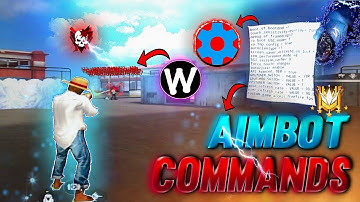 ☑️free fire aimbot 🇧🇷sensi commands for setedit| setedit freefire | headshot commands | #acapcraftyt