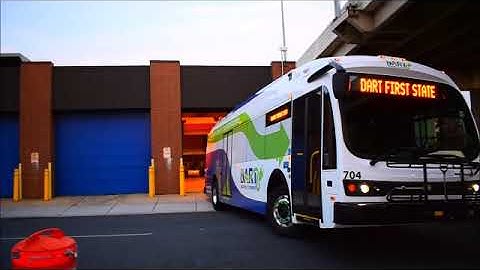 DART First State 2019 Proterra Electric 35ft  Bus # 704 and 2019 Gillig low floor 30ft # 612