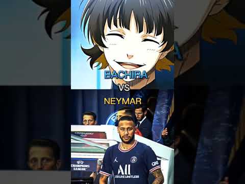 Bachira (Blue Lock) vs Neymar Jr #viral #anime #futebol #neymar #shorts