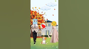 Relaxing day for Googly Eyes Square 👀 and Princess Emoji ☺️ playing in the back yard 🏡