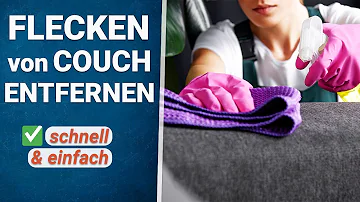 Wie bekommt man Flecken aus einem Stoff Sofa?