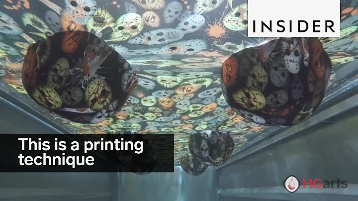 This printing technique uses ink floating on water