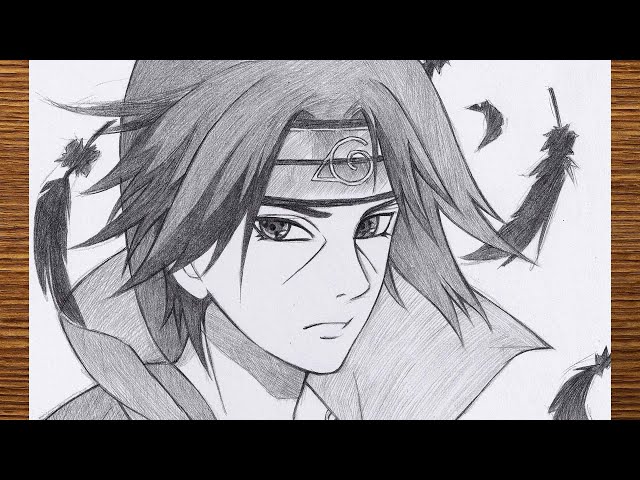 Sketchbook ] Drawing #12 ❤️ Itachi Uchiha From Naruto! Next