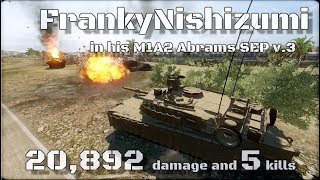 FrankyNishizumi in M1A2 Abrams SEP v3 @ Armored Warfare Replays