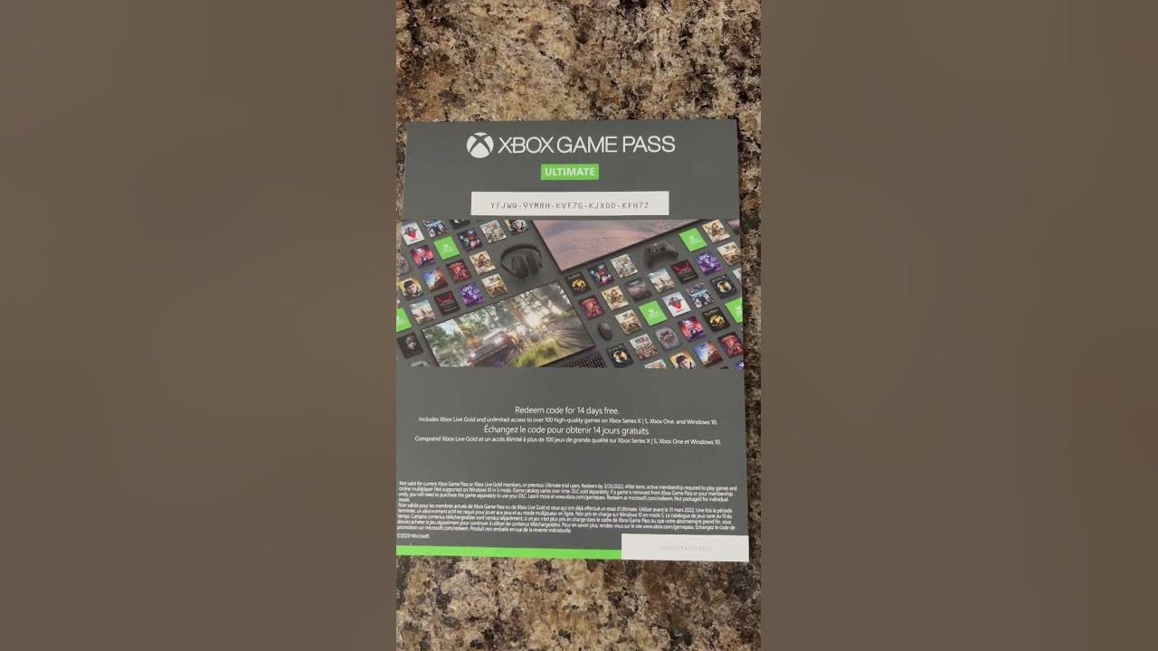 Free 14 day trial code for Xbox game pass ultimate : r/cloudygamer