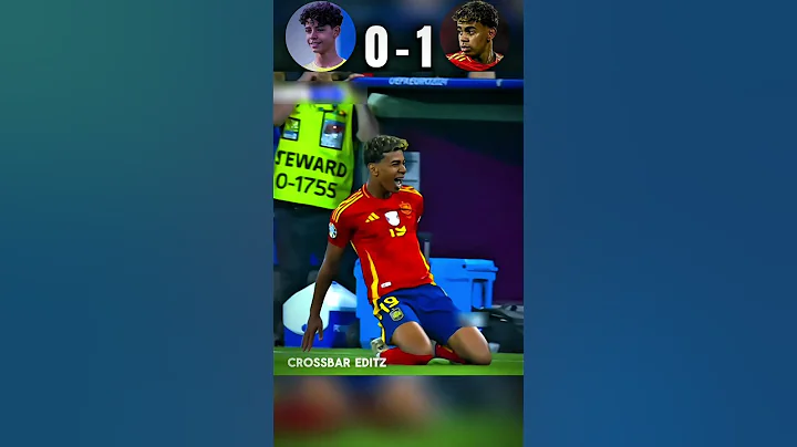 Intense Match Ronaldo Jr VS Lamine Yamal 😳🔥 #footballshorts #football #shorts