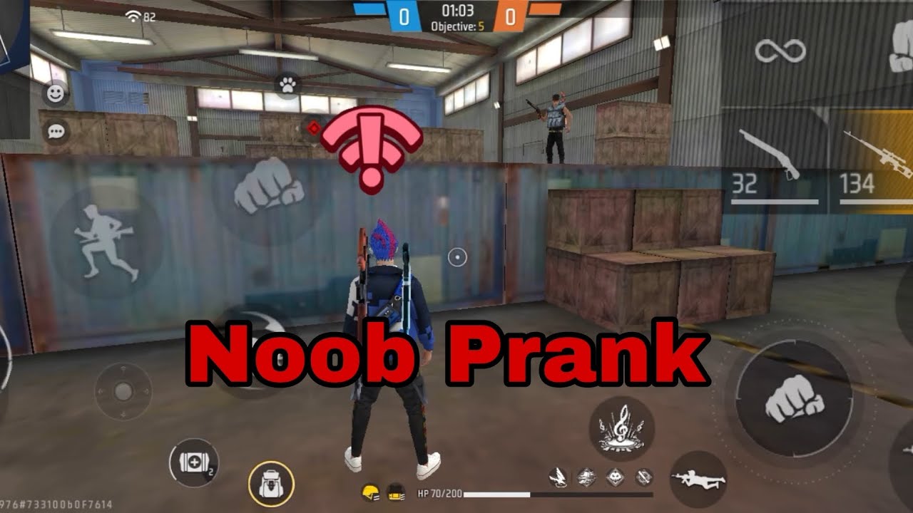 Noob Prank In Free Fire 🤣 By Enemy In By Gajju - YouTube