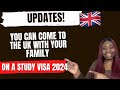Cost and requirements to come to uk  with your dependent family on a masters program ft uniacco