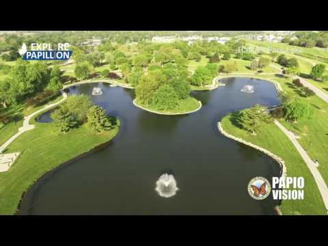 Explore Papillion - Halleck Park Lake (Papillion, Nebraska drone video)