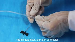 Medical infusion set with butterfly needle