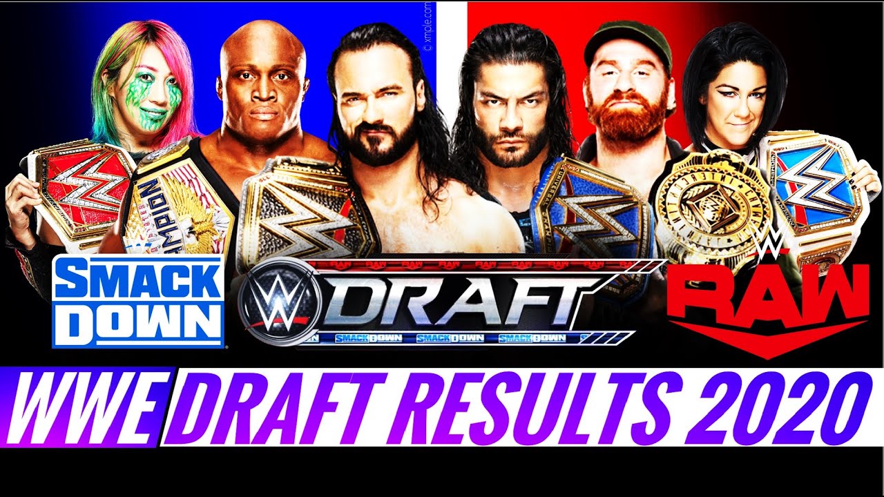 Wwe Draft Results Smackdown And Raw Rosters Picks All Drafted Superstars List Youtube