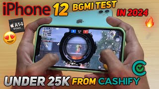 iPhone 12 BGMI Test | Cashify Refurbished iPhone 12 | iPhone 12 in 2024?🤔