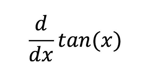 How to Differentiate tan(x) | A Level Maths