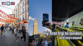 I went to London for the first time as an American