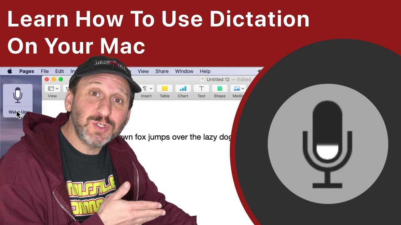 how to use dictation on word for mac