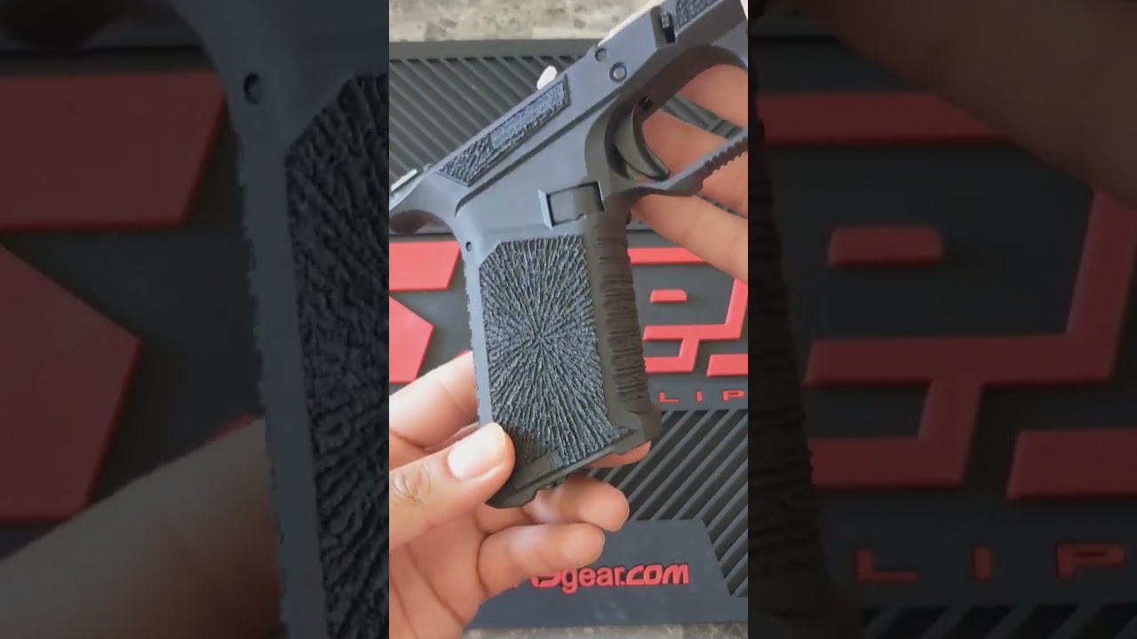 SCT 17 Glock 17 frame stippled. 