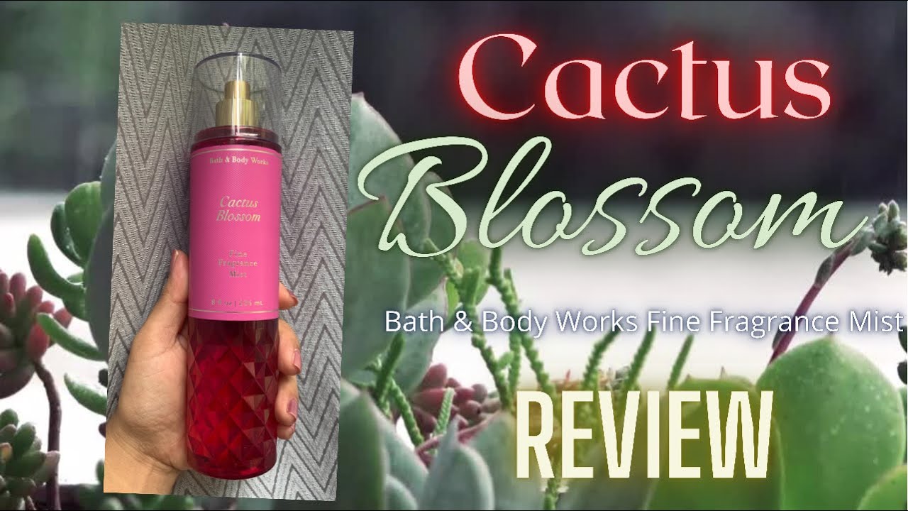 Bath & Body Works Cactus Blossom Fine Fragrance Body Mist & Cream Set of 2