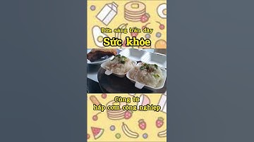 Hấp 200 suất xôi bữa sáng ngon dẻo với tủ hấp cơm công nghiệp