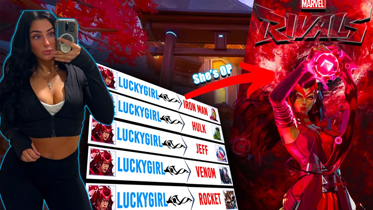WE DESTROYED THIS LOBBY IN MARVEL RIVALS! FIRST TIME USING SCARLET WITCH!