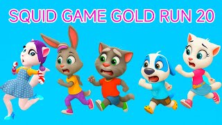 Squid Game Gold Run 20 | Talking Tom Gold Run Squid Game 🧀🧀🧀