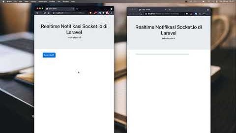 Realtime Notification Laravel 8 dan Socket.io