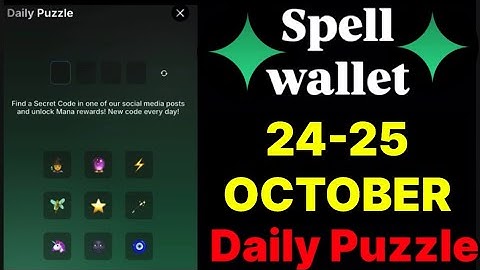 Spell wallet puzzle today 24 & 25 October | spell wallet daily puzzle | #spellwallet #combo |