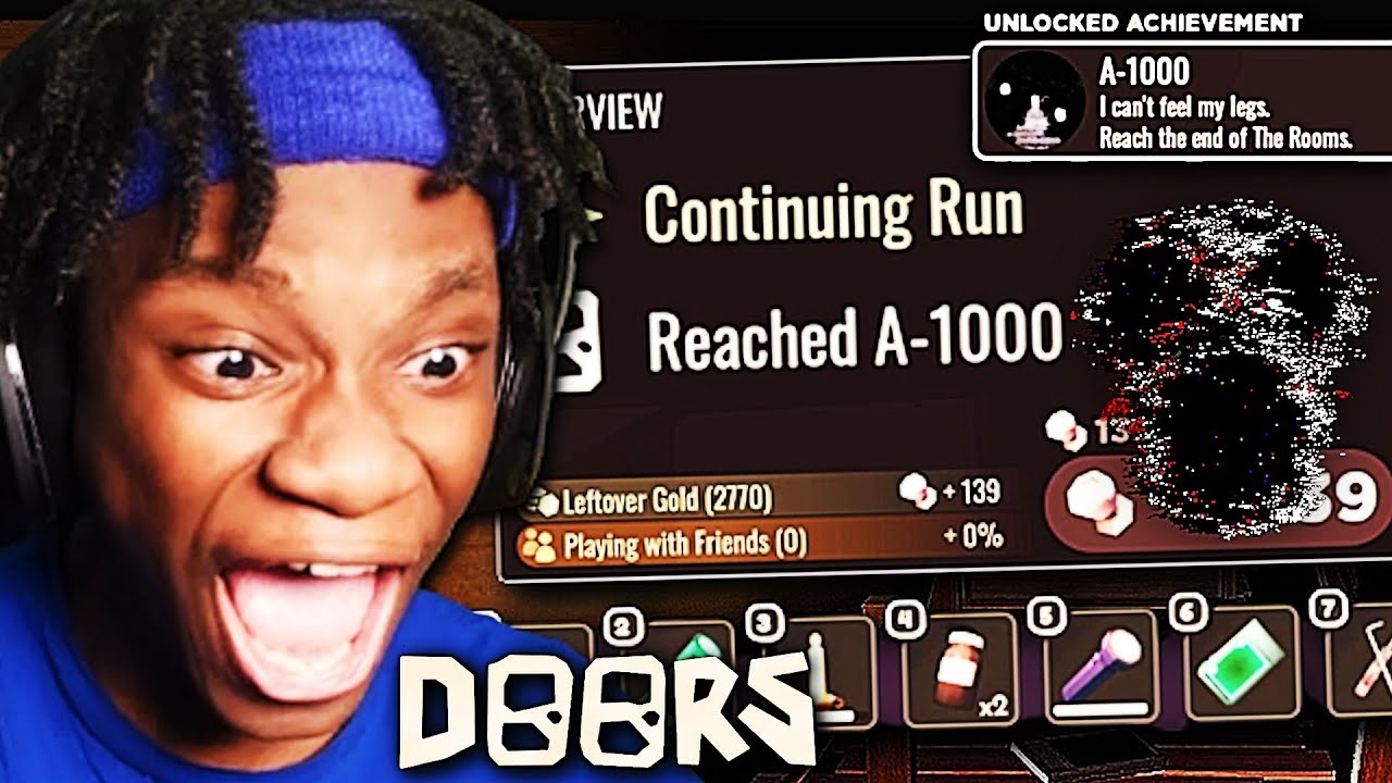 I FINALLY Reached the Secret Ending (A-1000) in Roblox Doors Update ...