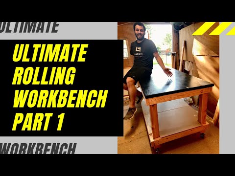 building the ultimate all in one mobile workbench part 1 workbench base woodworking project