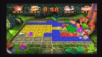 Crash Bash Walkthrough World 1 Mini Game 3 Pogo Painter