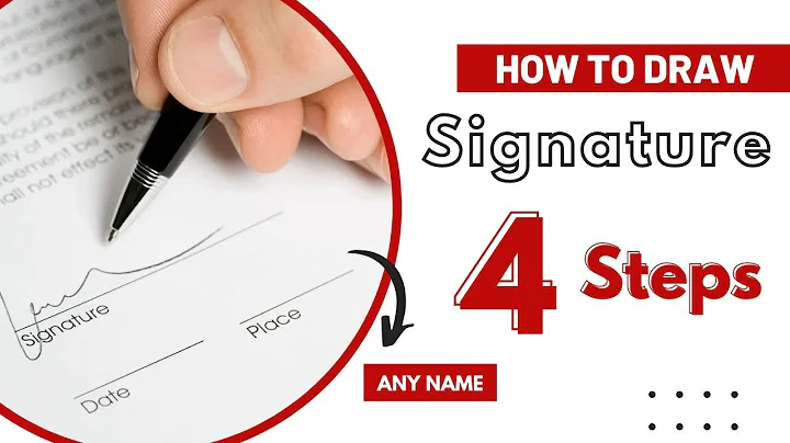✅ 4 Steps to Draw Signature any Name | How to Sign | Signature Style Of My Name #sign