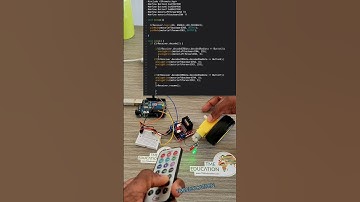 Contrôle d’un moteur DC avec Arduino Utilisant un Remote Control   #arduino #remotecontrol #dcmotor