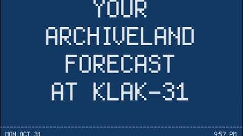 Ben Minnotte - Weather Station (Weather Loop Music Video)