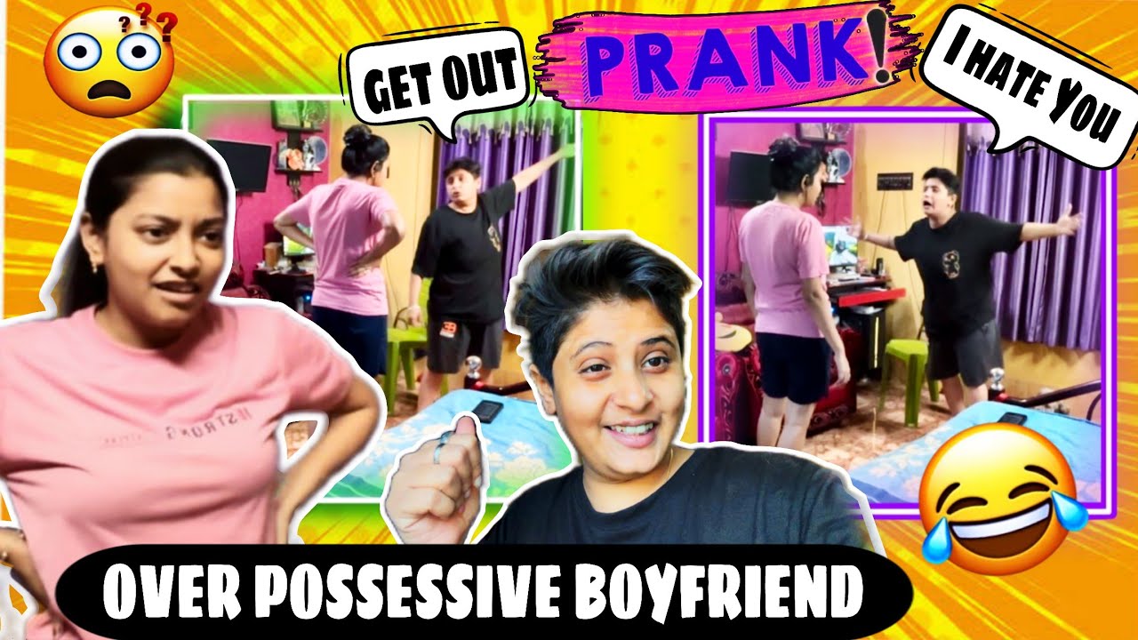 EXTREME OVER POSSESSIVE BOYFRIEND PRANK 😆🔥|| She Cried 😭 #prankongirlfriend #prankvideo