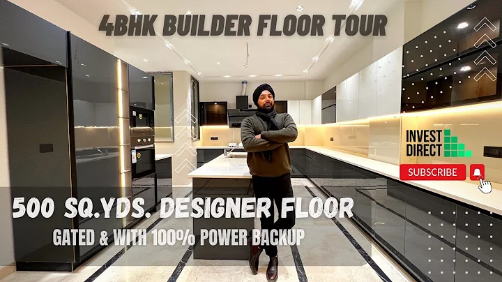 500 SQ YDS ULTRA LUXURIOUS BUILDER FLOOR IN GURGAON 100% GATED & POWERBACKUP