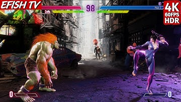 Blanka vs Juri (Hardest AI) - Street Fighter 6
