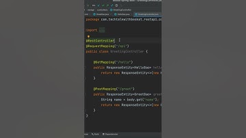 #restcontroller #java #springboot