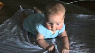 423 - Abigail Rolling From Belly To Back - 61212