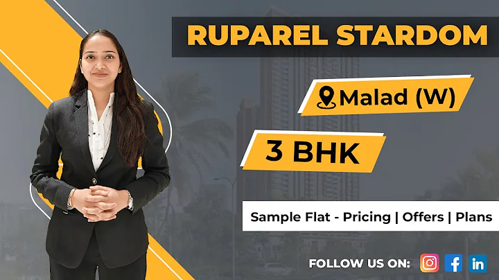 Ruparel Stardom Malad West | 3BHK Sample Flat Tour | Ruparel Realty Malad Project